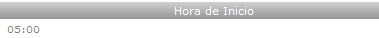 Hora de Inicio