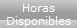 Horas disponibles