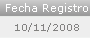 fecha de registro