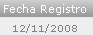 fecha de registro