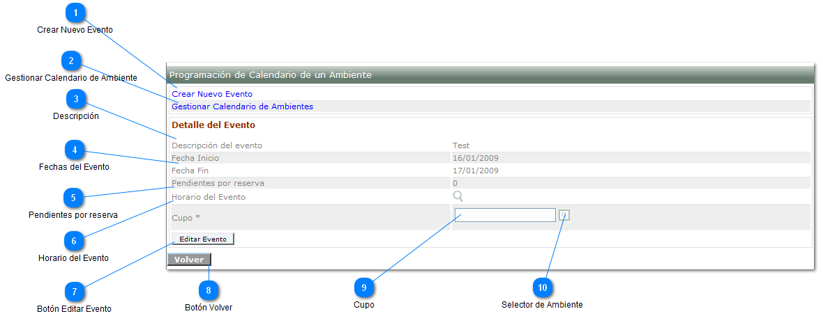 Formulario - Paso 5: Selección del Ambiente