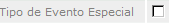 Tipo de Evento Especial