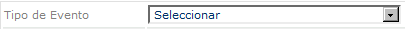Tipo de Evento