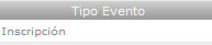 Tipo de Evento