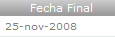 Fecha Final