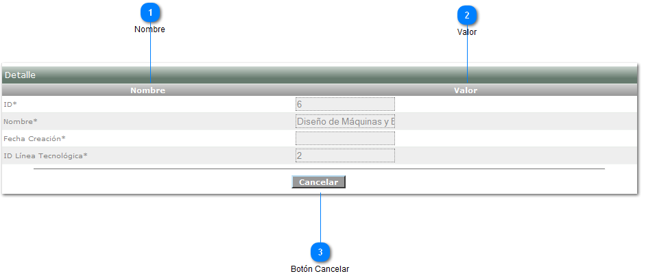Consultar Registro Catálogo