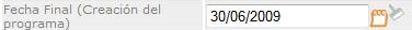 Fecha Final